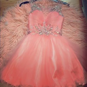 Prom, Mini Dress, Stylish,Pink